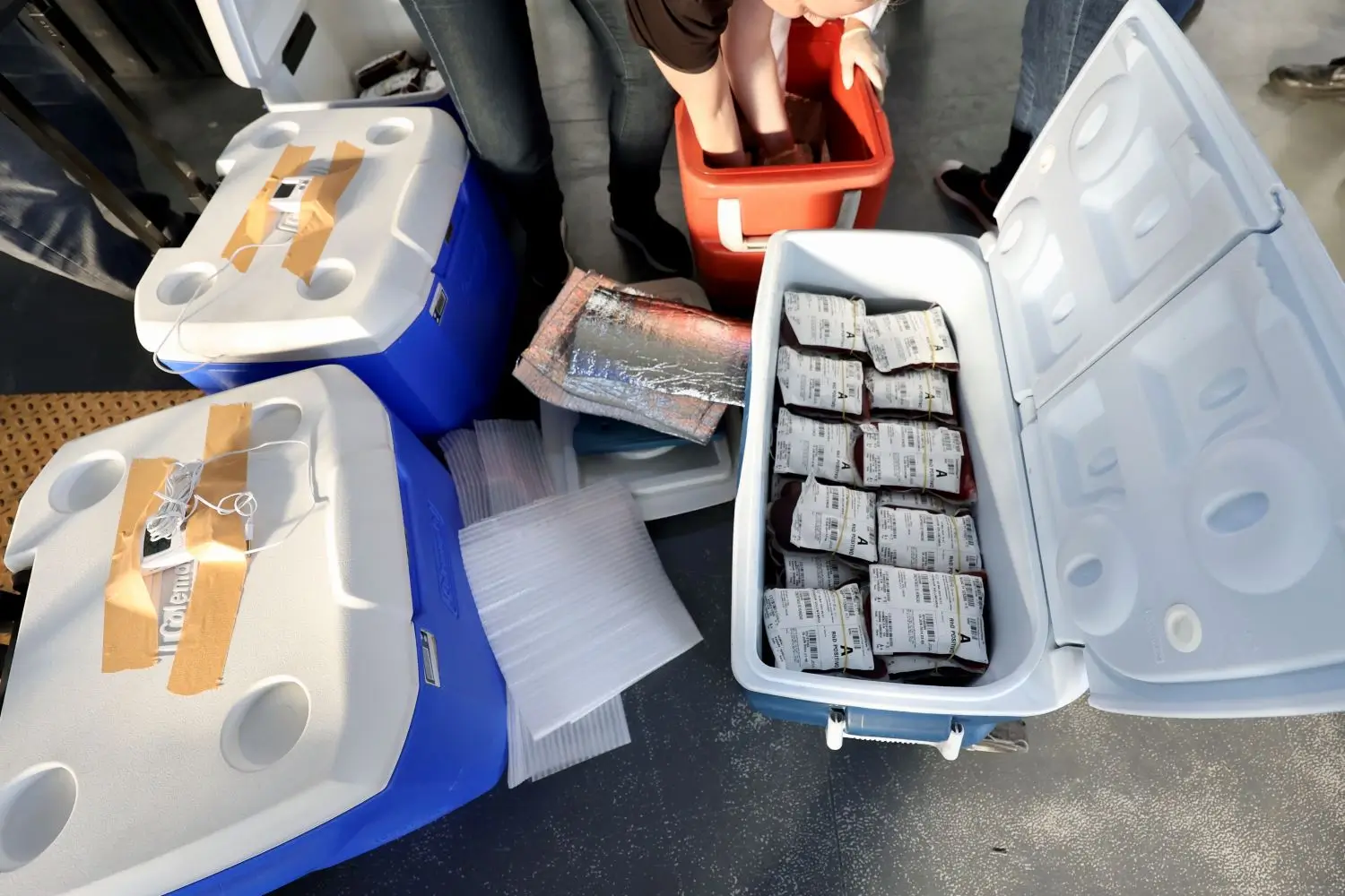SC soma 900 bolsas de sangue enviadas ao Rio Grande do Sul