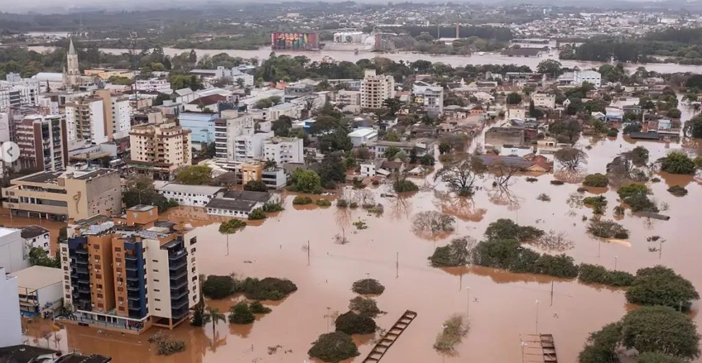 Quase 90% das cidades do RS foram atingidas pelas fortes chuvas