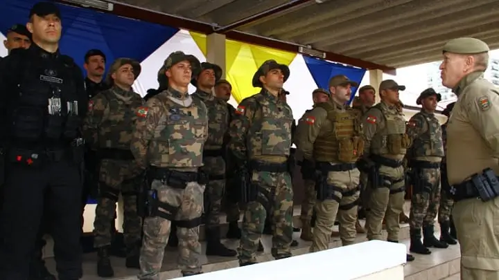 Polícia Militar de SC renova a tropa que está atuando em apoio ao RS