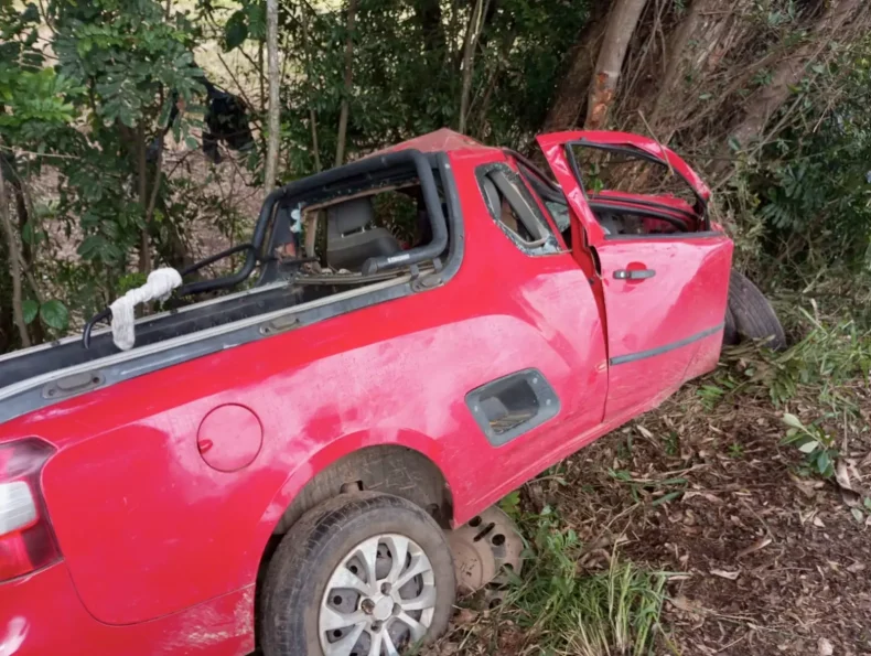 Idoso bate o carro contra uma árvore e morre no Sul de SC