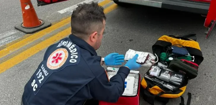 Sangue Total: vítima de acidente passa por transfusão emergencial