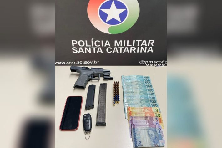 Polícia Militar prende acusado de vários crimes na Grande Florianópolis