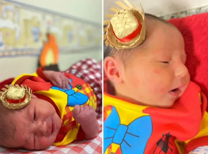 Galeria: hospital celebra festa junina com bebês caracterizados