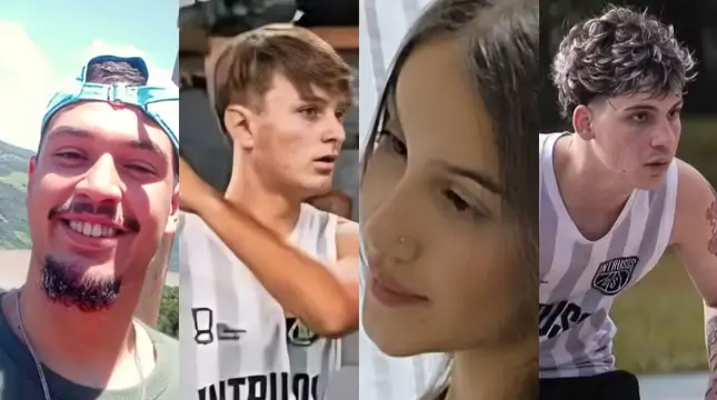 Quatro jovens de SC morrem em grave acidente no RS