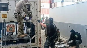Mais de 30 quilos de cocaína são encontrados em terminal portuário de SC
