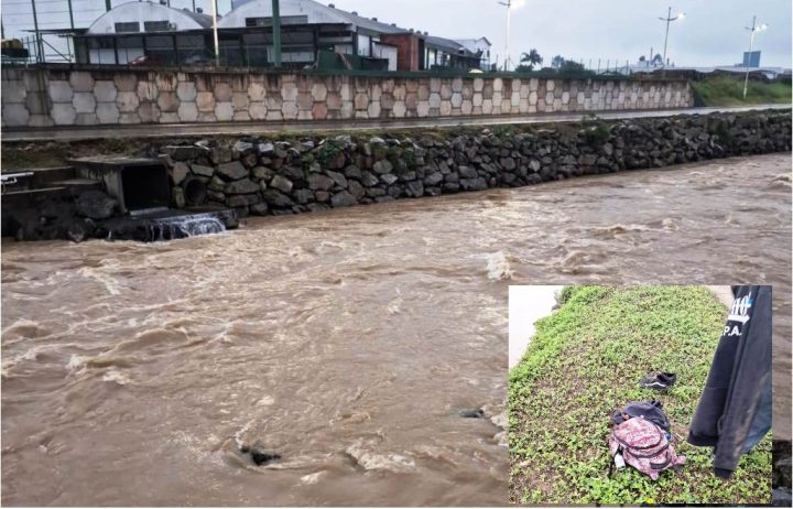 Homem se joga no Rio Itajaí-Mirim e desaparece no meio da travessia