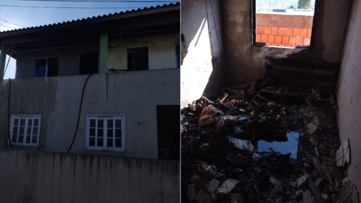 Incêndio atinge 2 quitinetes; mulher teria ateado fogo após briga
