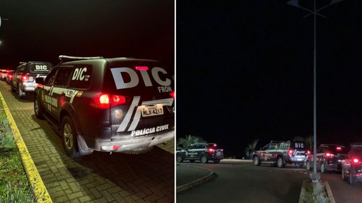 Vídeo: 45 pessoas são presas em operação contra o tráfico em SC