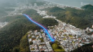 Binário norte de Balneário Camboriú começa a ser construído