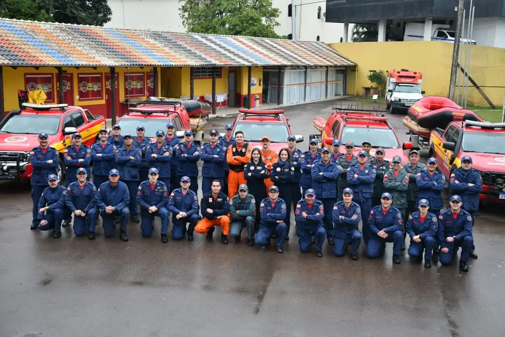 Corpo de Bombeiros Militar de SC completa missão em Rio do Sul