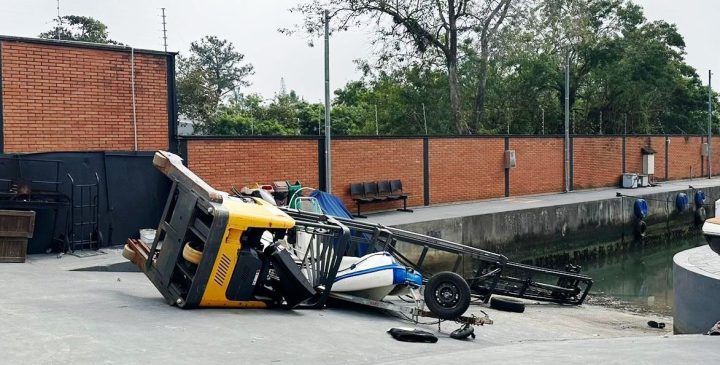 Ex-PM sócio de marina morre ao cair de empilhadeira em SC
