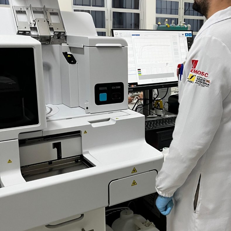 Hemosc realiza exames de monitoramento de plaquetas