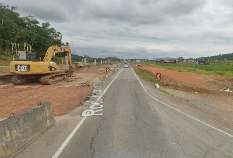 Desde sábado, tráfego na BR-470 em Gaspar está interditado; entenda
