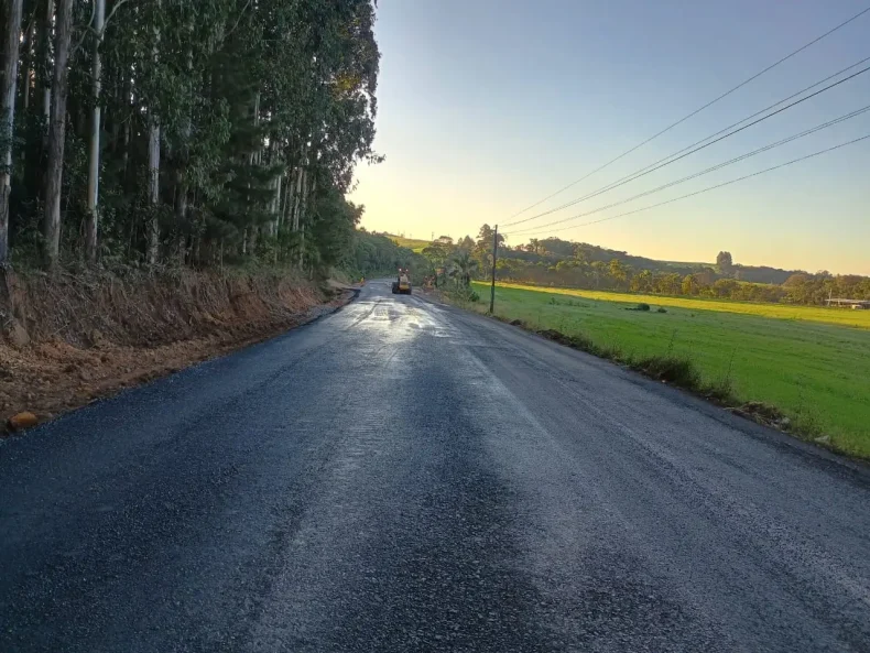 Obras na SC-340, no Norte do Estado, entram na reta final
