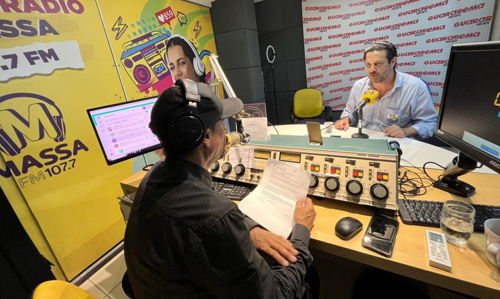 Candidato de Balneário Camboriú, Claudir Maciel é entrevistado na Massa FM 107