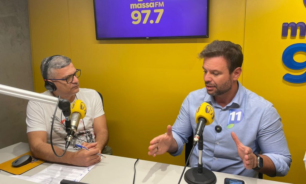 Ouça: candidato a prefeito da Capital, Pedrão é entrevistado na Massa FM