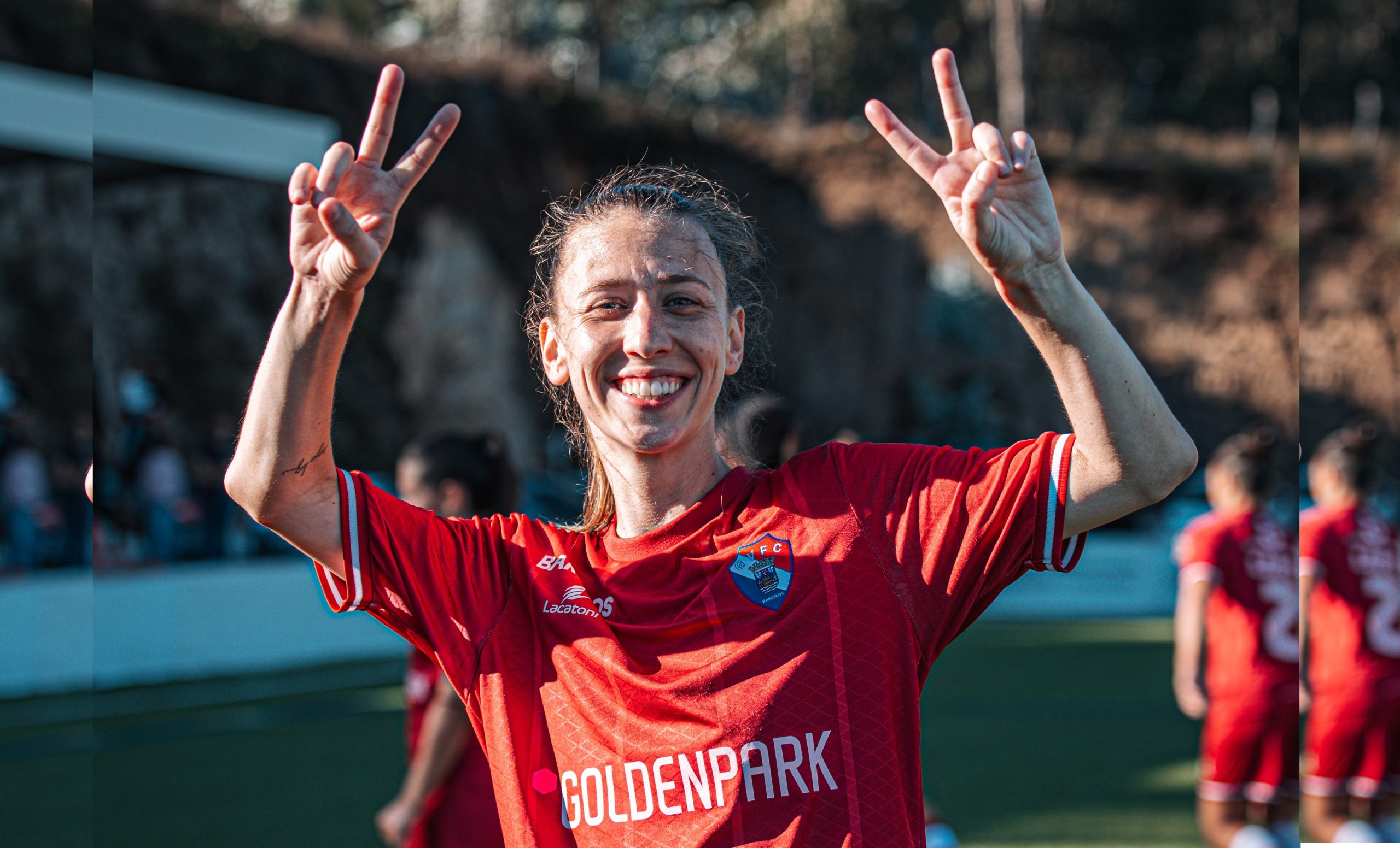 Catarinense Evy Schwarz estreia marcando gol em seu novo clube na Europa