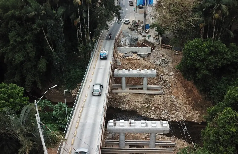 Ponte da Rua Paraíba ficará interditada durante 30 dias para finalização das obras