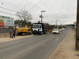 Estrada Blumenau é parcialmente interditada a partir desta terça