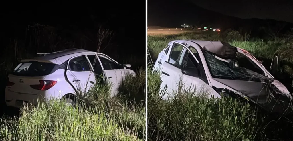 Cavalos na pista provocam acidente na BR-470 em Ilhota