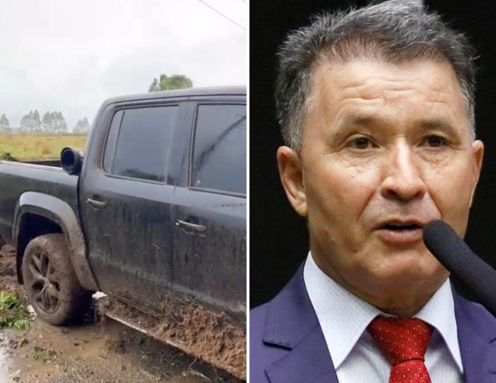 Vídeo: deputado federal sofre acidente em rodovia de SC