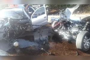 Acidente na BR-282, na Grande Florianópolis, deixa cinco feridos