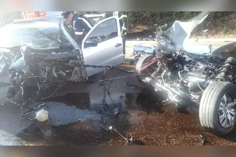 Acidente na BR-282, na Grande Florianópolis, deixa cinco feridos