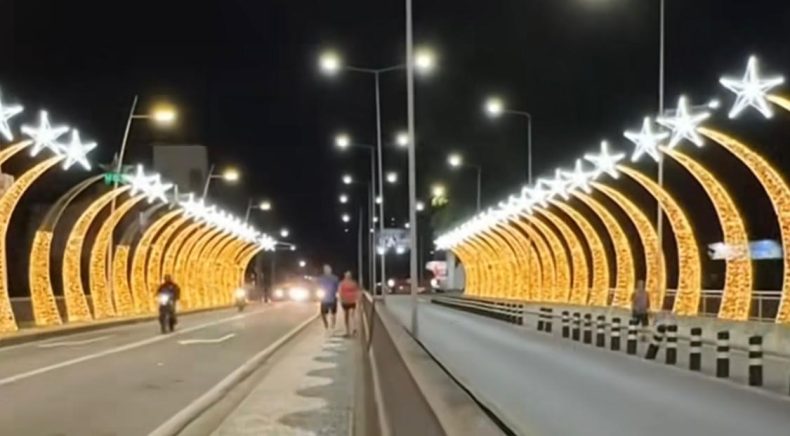 Ladrão é preso ao furtar fios da iluminação natalina de Blumenau