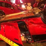 Carro capota após acidente em Itapema e deixa três mulheres feridas