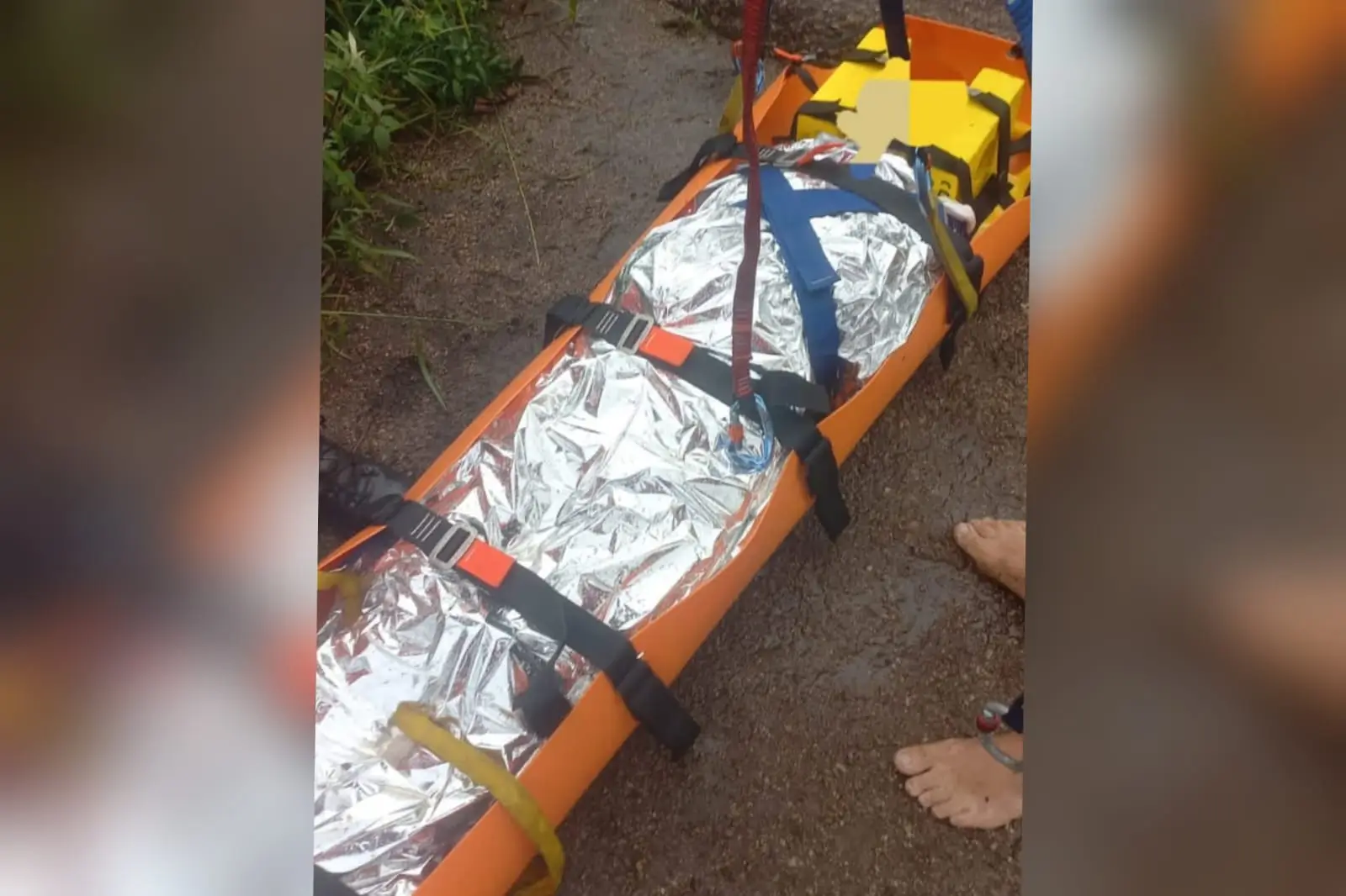 Idoso é ferido durante trilha e é resgatado por helicóptero no litoral de SC