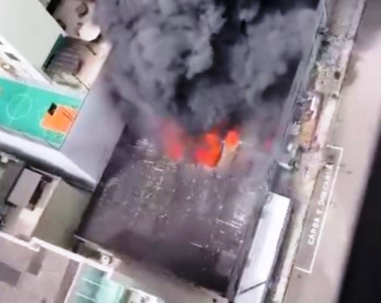 Vídeo: incêndio atinge supermercado em Itapema - Guararema News
