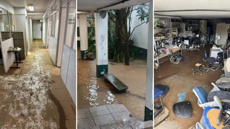 UFSC avalia danos causados pelas chuvas para pedir recursos ao MEC