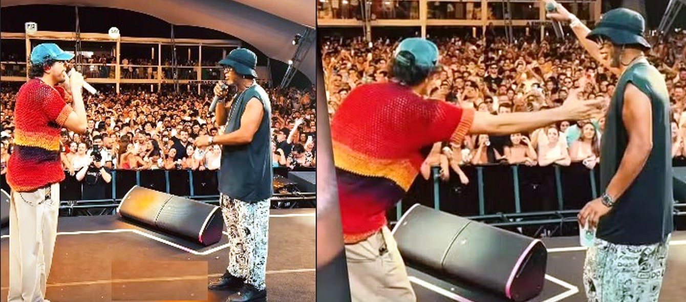 Ronaldinho Gaúcho tem noite de astro da música em festival de Florianópolis