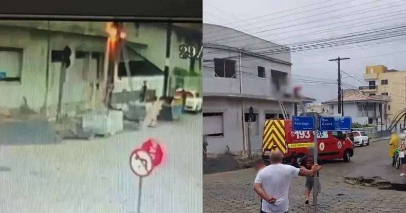 Descarga elétrica mata trabalhador no Litoral Norte de SC