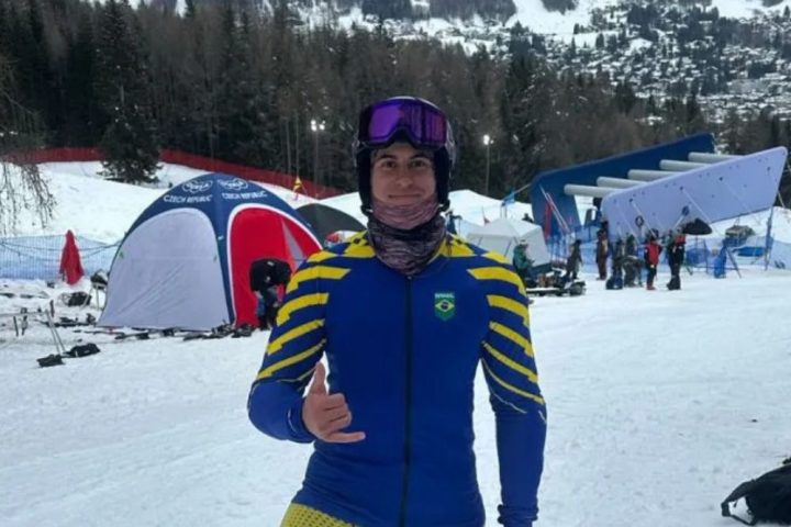 Atleta representa SC em competição internacional de esportes na neve