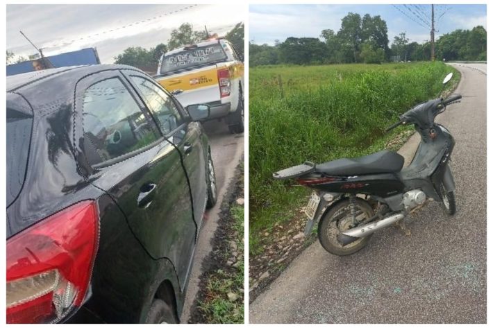 Motociclista fica gravemente ferido em acidente no Vale