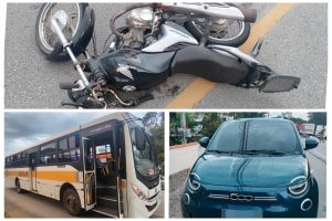 Motociclista morre atropelado por ônibus escolar em SC
