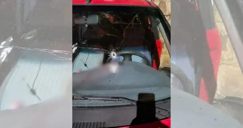 Jovem é baleado na cabeça enquanto dirigia no Norte de SC