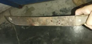 Adolescente se vinga e com um facão amputa o dedo do cunhado
