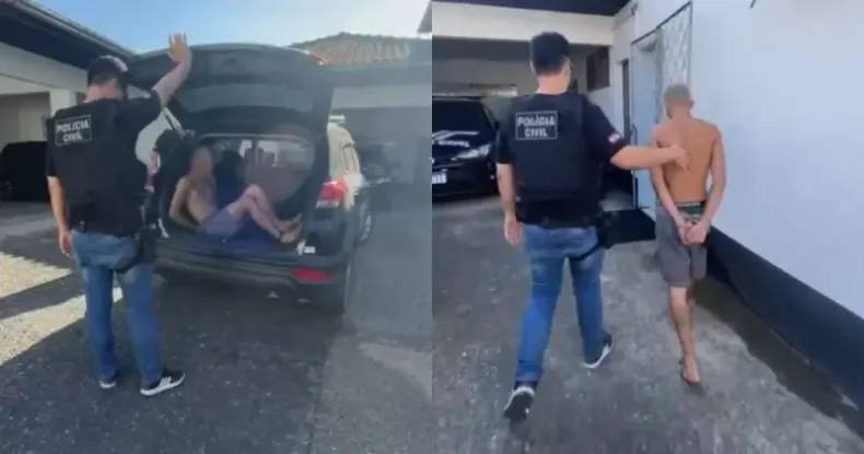 Homem agride mulher grávida com pedradas e socos e é preso em Joinville