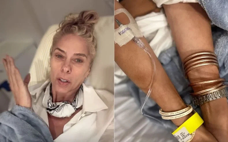 Adriane Galisteu se recupera após cirurgia de emergência