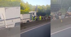 Ciclista morre ao ser atropelado por carro na BR-101 em Joinville