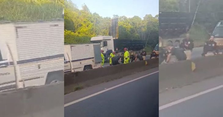 Ciclista morre ao ser atropelado por carro na BR-101 em Joinville