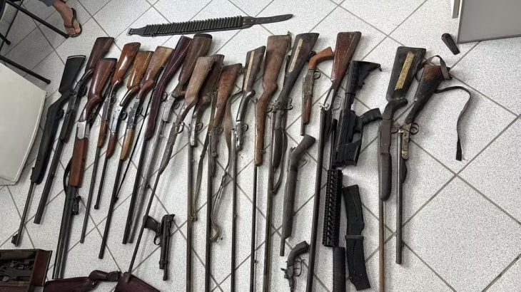 Vídeo: Polícia Civil desmonta oficina de “armeiro ilegal” no Norte de SC
