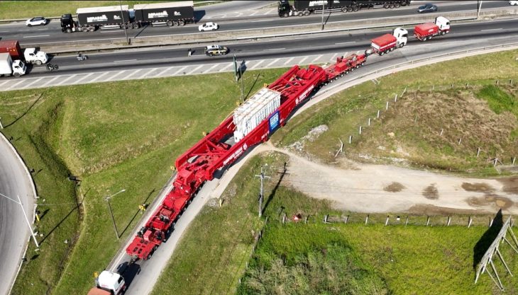Transporte de super carga causará lentidão em rodovias federias