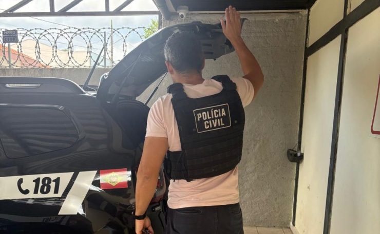 Foragido da Bahia preso em Brusque