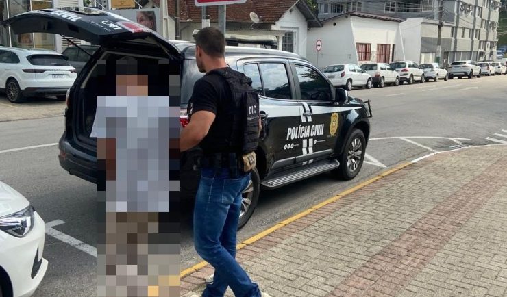 Estelionatário foragido de Goiás é preso em Brusque pela Polícia Civil