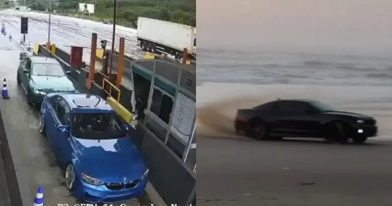 Polícia apreende carros de luxo de influenciador que fez manobras perigosas em pedágio