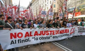Sindicalistas promovem greve geral na Argentina contra Milei
