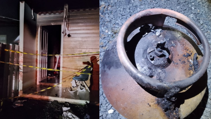 Moradoras escapam de incêndio em casa no litoral catarinense